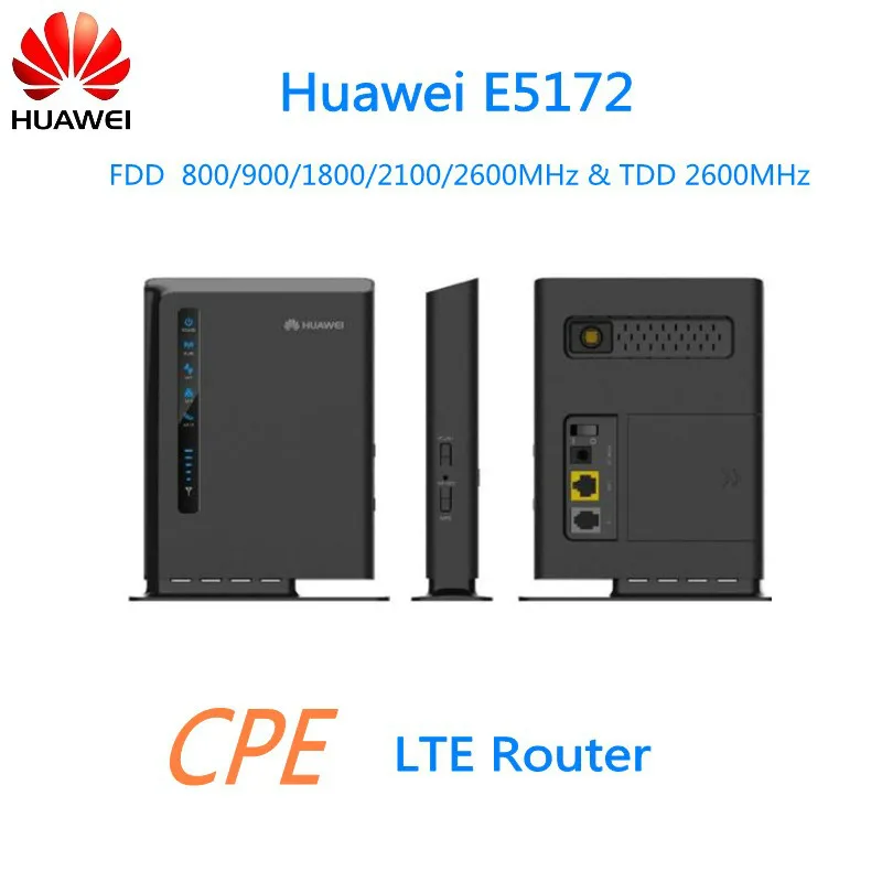 Huawei E5172 4G LTE CPE промышленный Wi Fi роутер с слотом для sim карты|Беспроводные роутеры| |