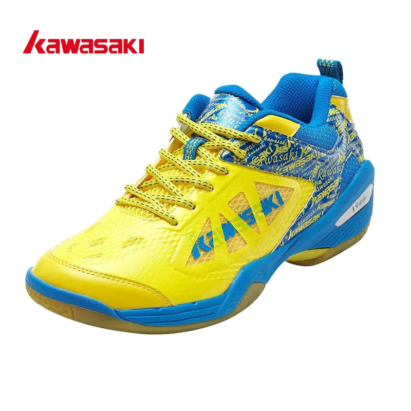 Бренд 2017 оригинальный Kawasaki Мужская обувь для бадминтона дышащий анти тапочки