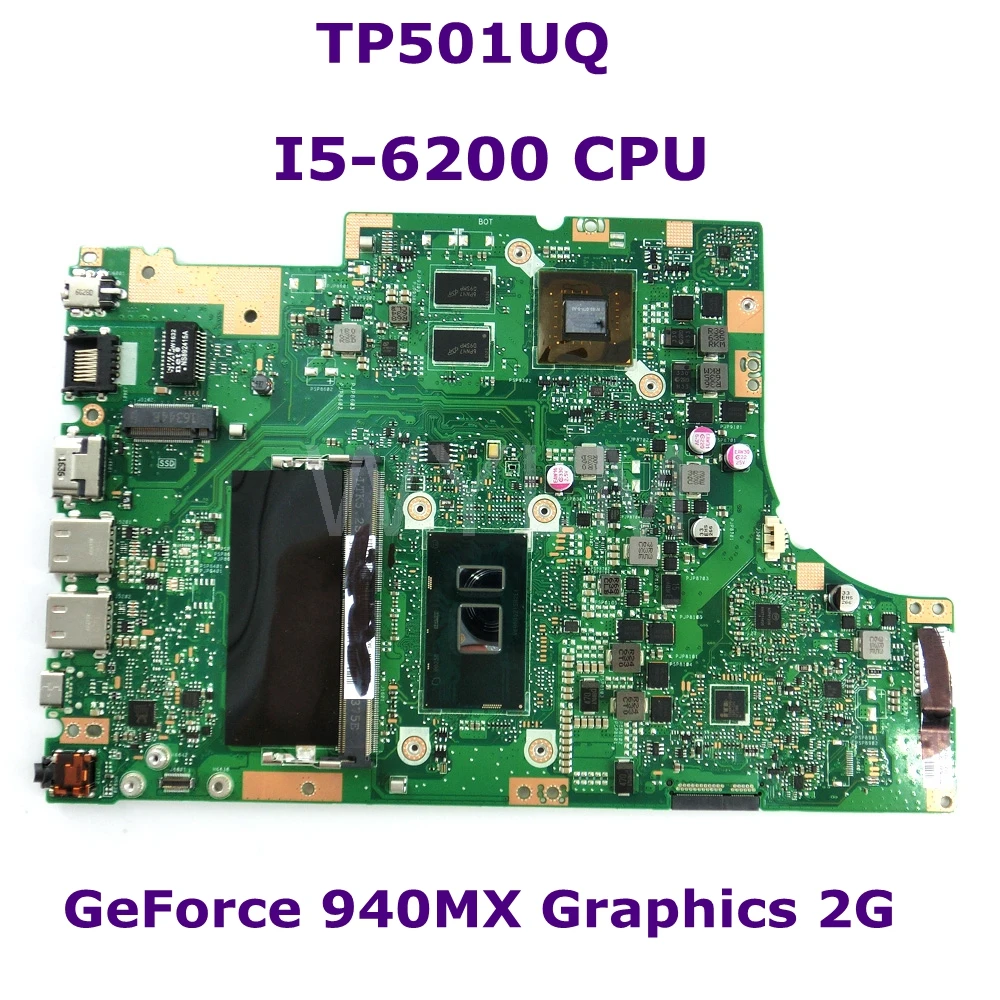 TP501UQ MAIN_BD._4G/I5 6200U GeForce 940 м х 2G 90NB0CV0 R00020 Материнская плата Asus VivoBook TP501UB материнская