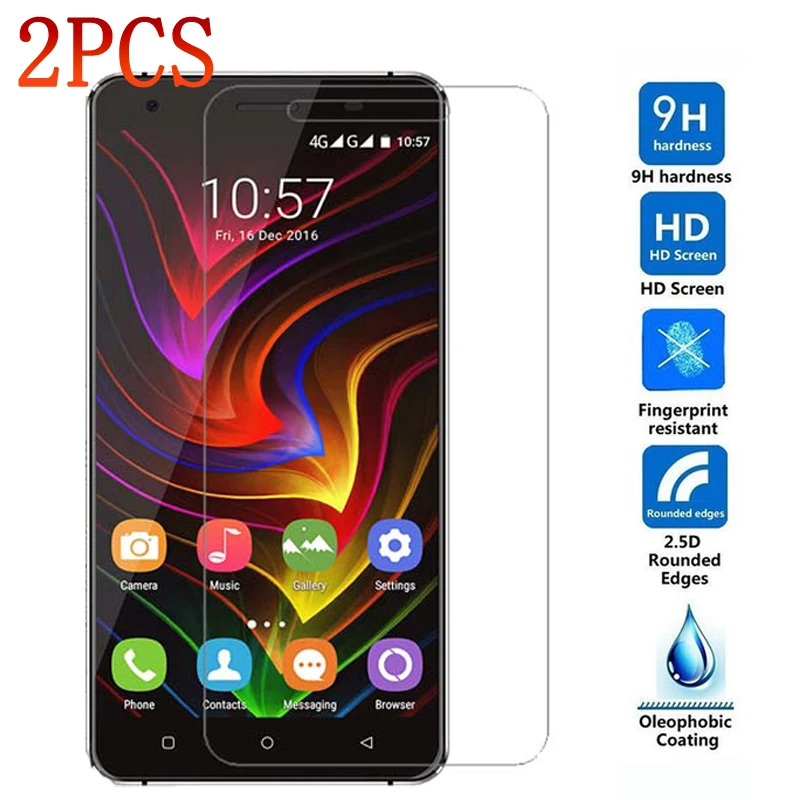Закаленное стекло для Oukitel C5 2 шт. защитная пленка 9H защита экрана