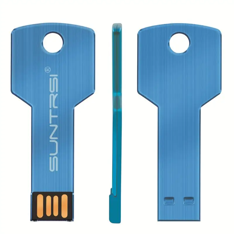 Suntrsi usb флеш накопитель 64 ГБ USB 2 0 32 16 8 4 Флешка водонепроницаемый металлический