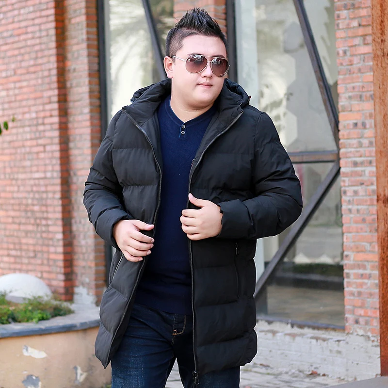 Большие размеры 4XL 5XL 6XL 7XL 8XL зимняя мужская парка с капюшоном верхняя одежда
