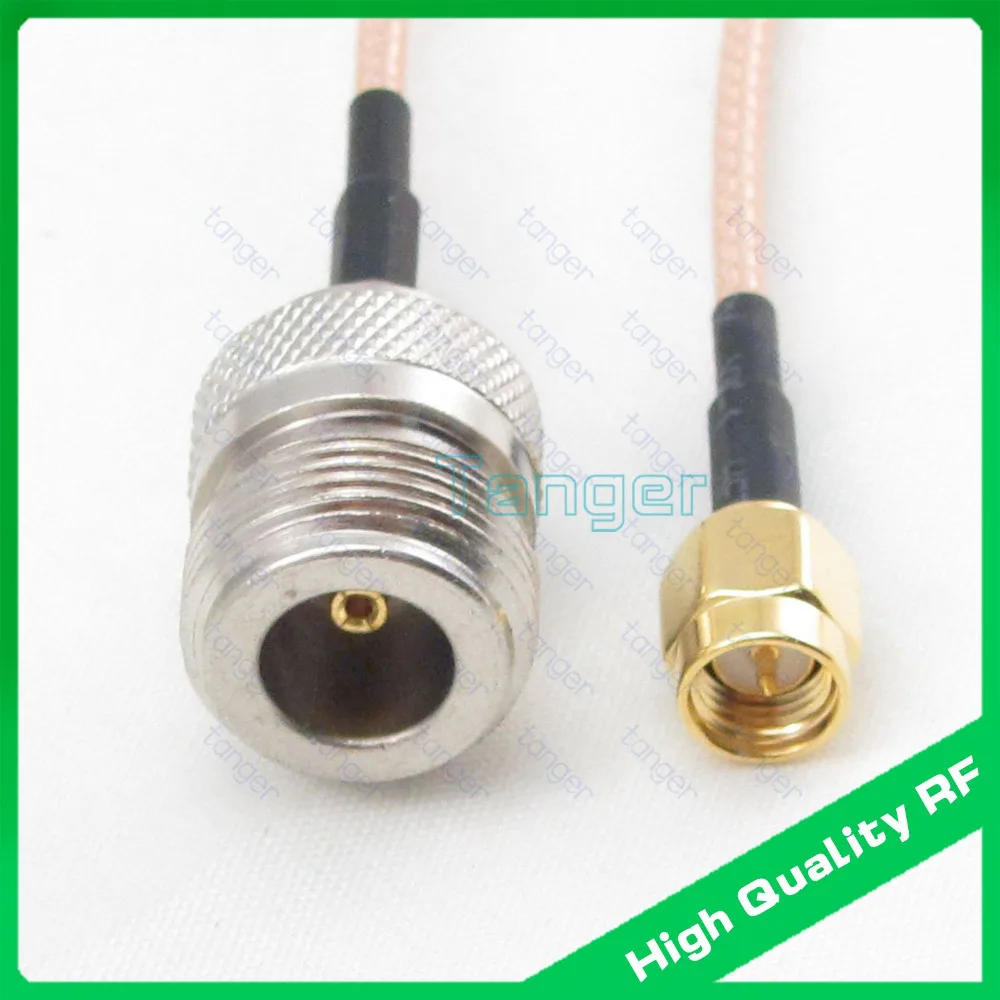 Tanger прямой коннектор RF N женский разъем к SMA штекеру с RG316 RG-316 коаксиальный