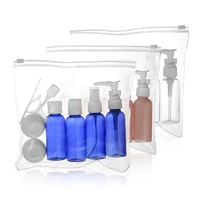 12pcset 10pcset portable travel cosmetic bottle kit personal care makeup container bottles by plane spray lotion cream pump