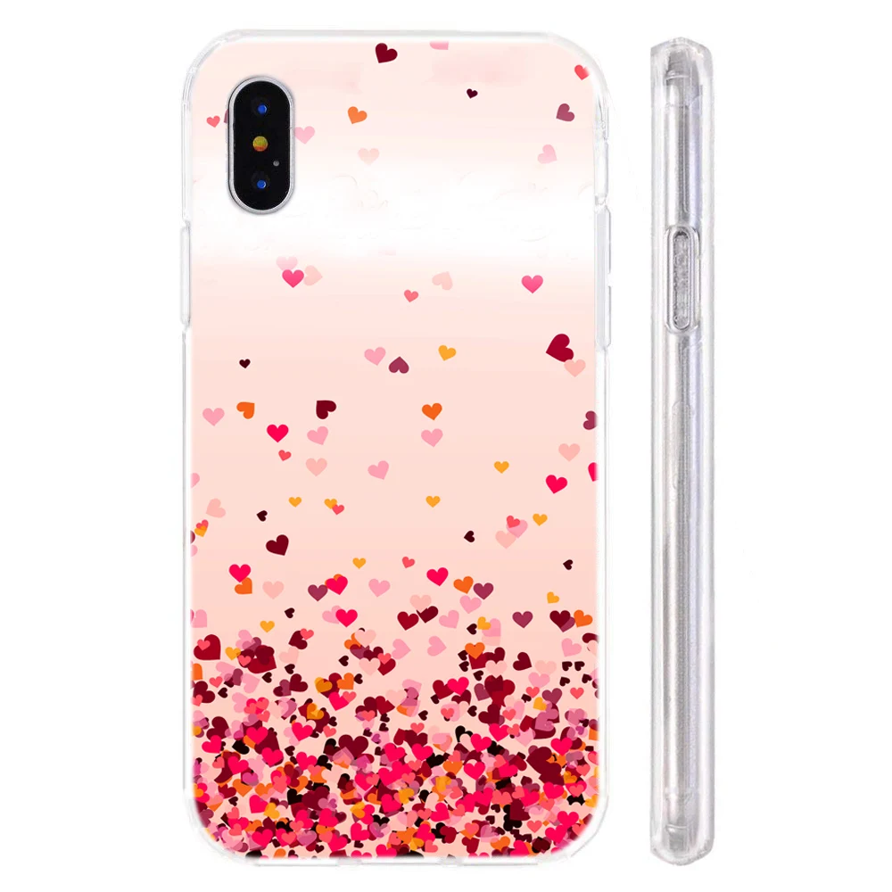 Мягкий чехол для телефона iPhone 6 XS Max чехлы из ТПУ с разноцветным рисунком кота