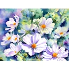 Вышивка бисером; цветы алмазная Цветочная мозаика полная квадратная алмазная живопись вышивка крестиком ручной работы подарок 5D DIY