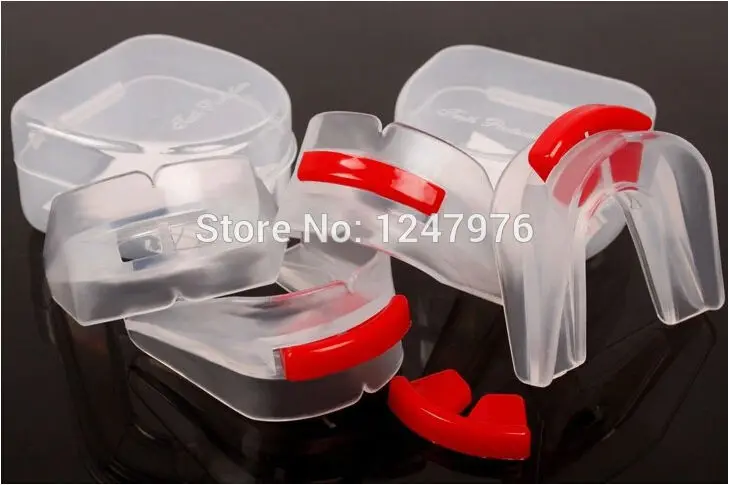 Бесплатная доставка защита для двойных зубов бокса боксерский мундштук бруксизм