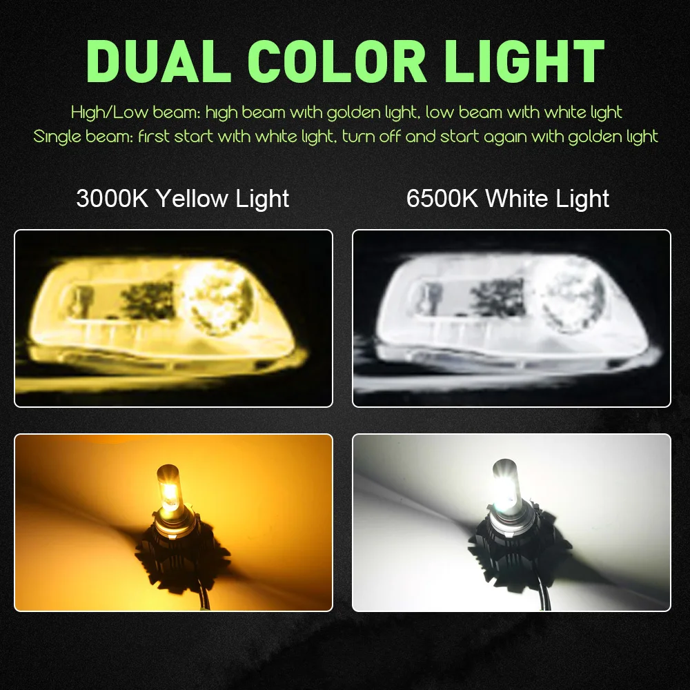 2 шт. Автомобильные светодиодные лампы H7 H4 H11 HB4 HB3 9005 9006 40 Вт лм|h4 led headlight|headlight for carled