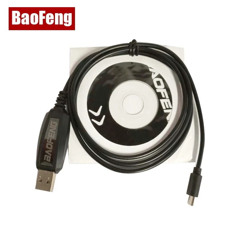 Оригинальный USB кабель для программирования BAOFENG BF T1 Mini Radio Walkie Talkie с деталями