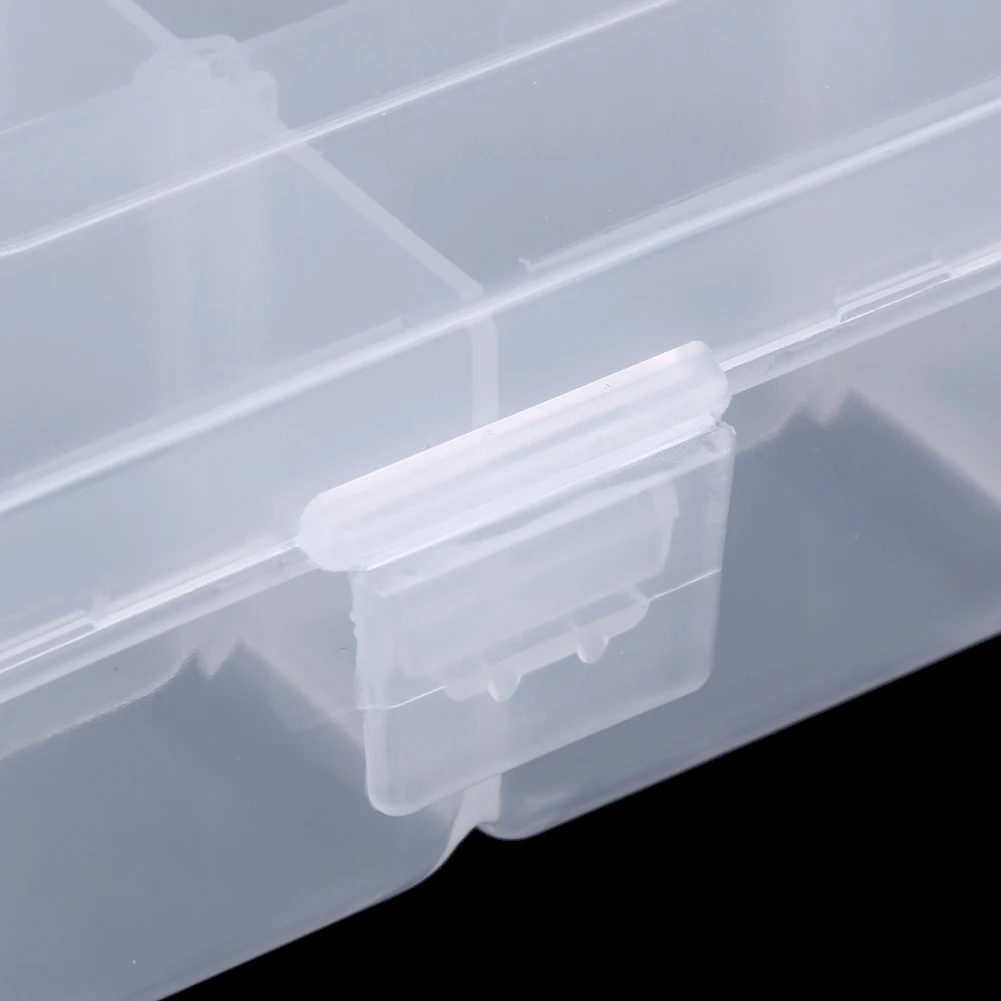 Пластиковый 36 отсек для слотов регулируемое ювелирное ожерелье прозрачная