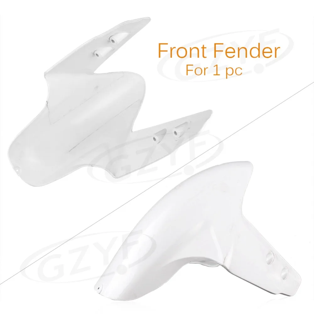 

Unpainted White Front Wheel Fender Mudguard Splash Extension Extender Fairing Cover For Ducati 1199 2012 Motorcycle Body Kit