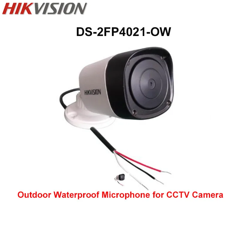 Hikvision оригинальный открытый водонепроницаемый микрофон для камеры