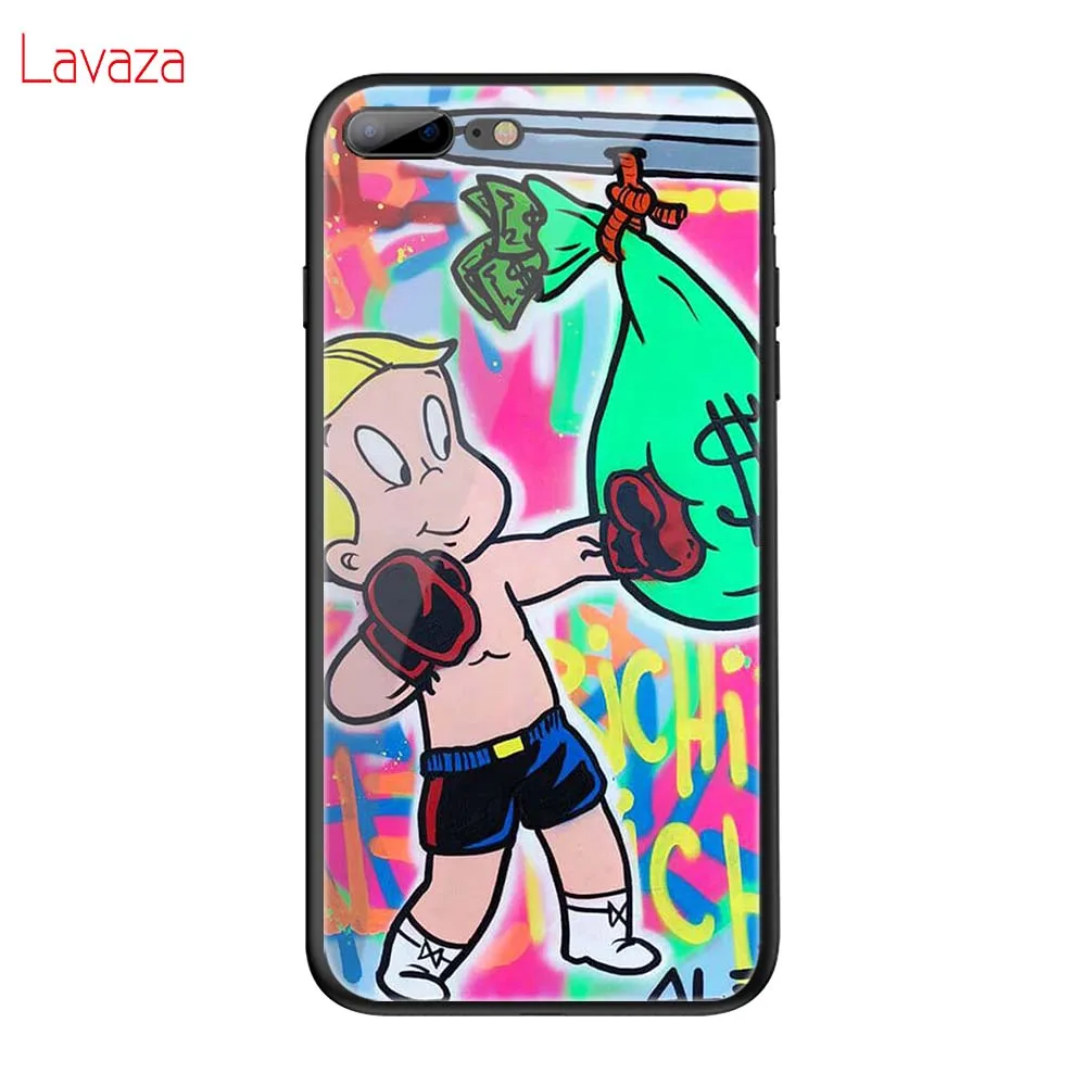 TG11 Чехол для iPhone 6 6S 7 8 Plus 5 5S SE XR X XS 11 Pro MAX из закаленного стекла и ТПУ с рисунком граффити - Цвет: TG11