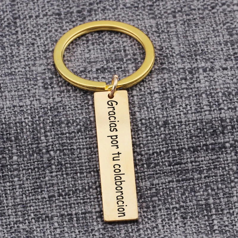 Кооперативный партнер брелок кулон квадратный подарок Keepsake ювелирные изделия