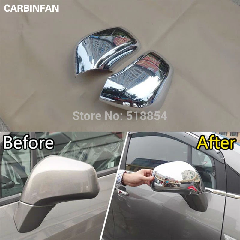 Подходит для BUICK ENCORE OPEL MOKKA 2013 2 шт./компл. зеркала хром крышка заднего вида TRIM аксессуары