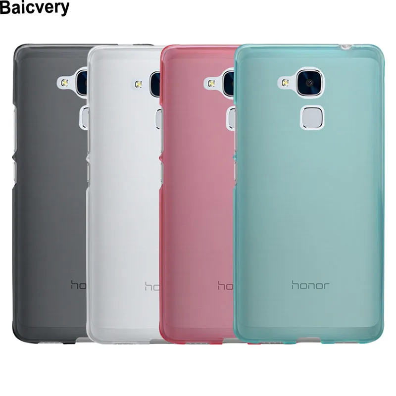 Чехол из ТПУ мягкие задние Чехлы кожаный чехол для Huawei Honor 7 Lite силиконовый Новый