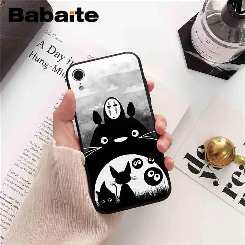 A13 Babaite МИЛЫЙ Тоторо Унесенные призраками аниме Ghibli Миядзаки PhoneCase для iPhone8 7 6 6S 6plus 5 5S SE XR X XS MAX 11 11pro 11promax - Цвет: A13