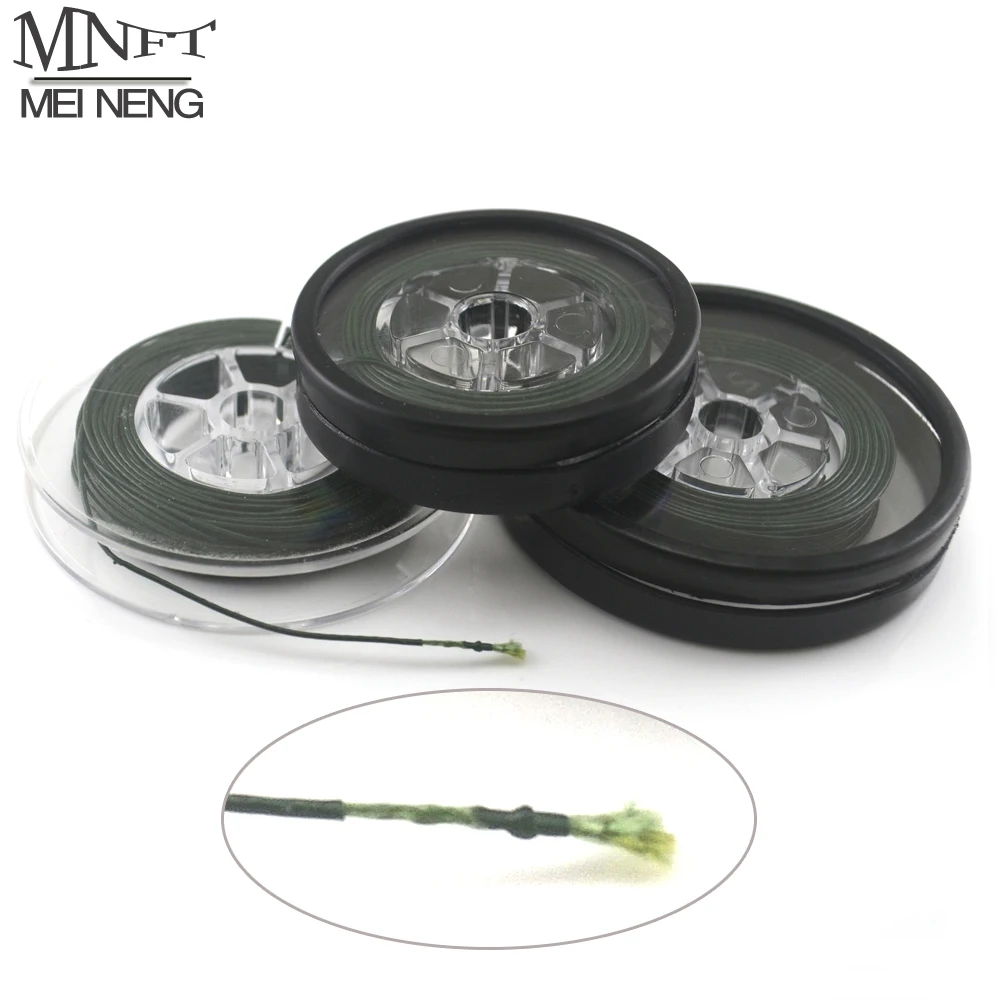 

MNFT 3 Spools Coated Hook Link 25Lbs 35Lbs for Carping Chod Hair Rig Tippet Leader Making Carp Fishing Line Non Twisting Tackle