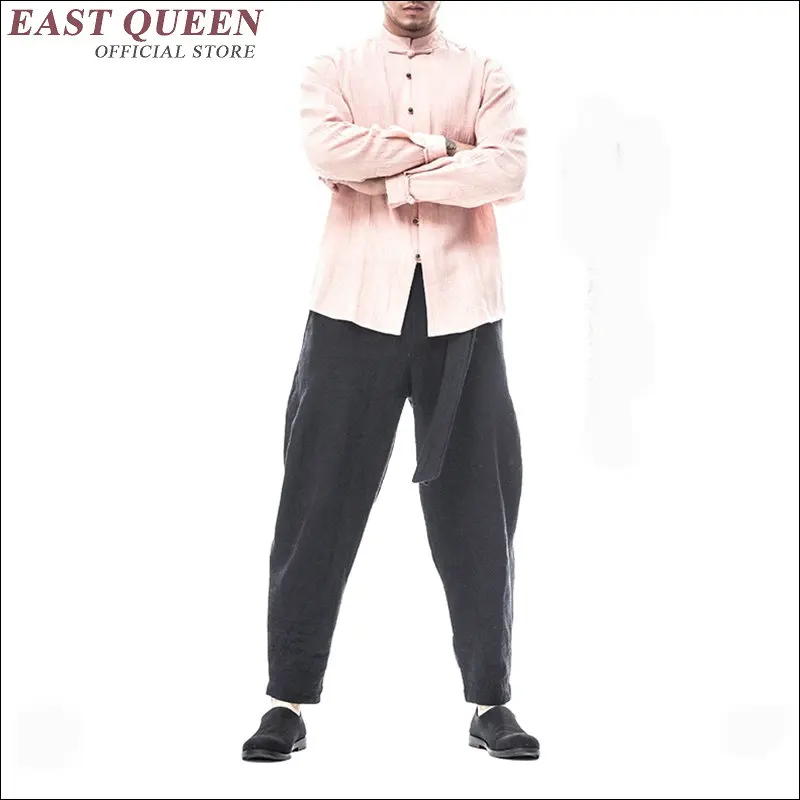 Одежда Wushu льняные брюки мужской костюм восточные мужские льняная традиционная