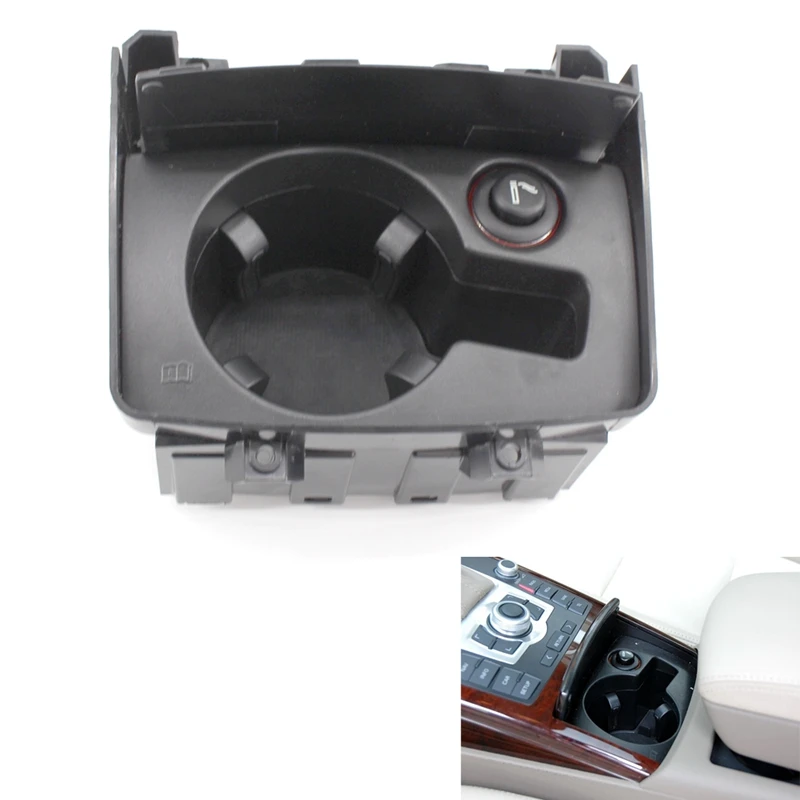 Black Auto Car Cup Holder Box Folding Drinks Holders For Audi A6 C6 2006-2011 | Автомобили и мотоциклы