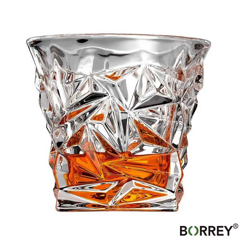 BORREY 300 мл Bling Diamond виски рюмка пивной бокал большой емкости бокал для коктейлей чашка для питья посуда - Цвет: Transparent