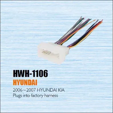 Подключается к заводской жгут для hyundai ix35 2009~-Радио Силовой провод адаптер стерео кабель/мужской DIN к ISO