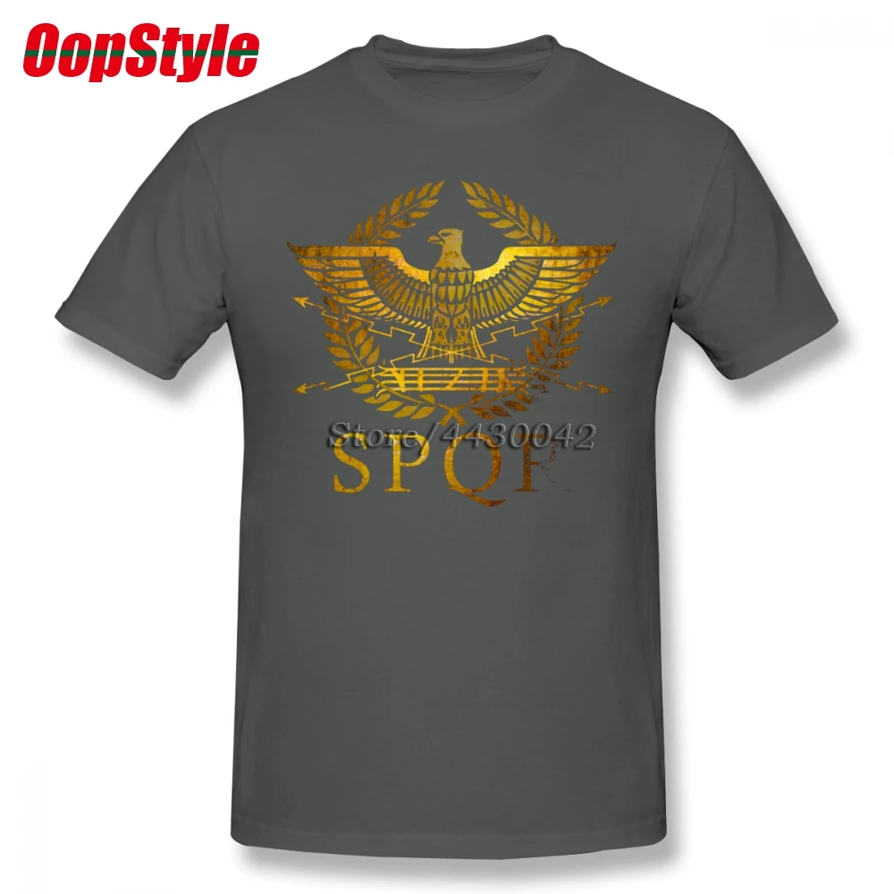 SPQR римская футболка для мужчин плюс размер хлопковая командная 4XL 5XL 6XL Camiseta |