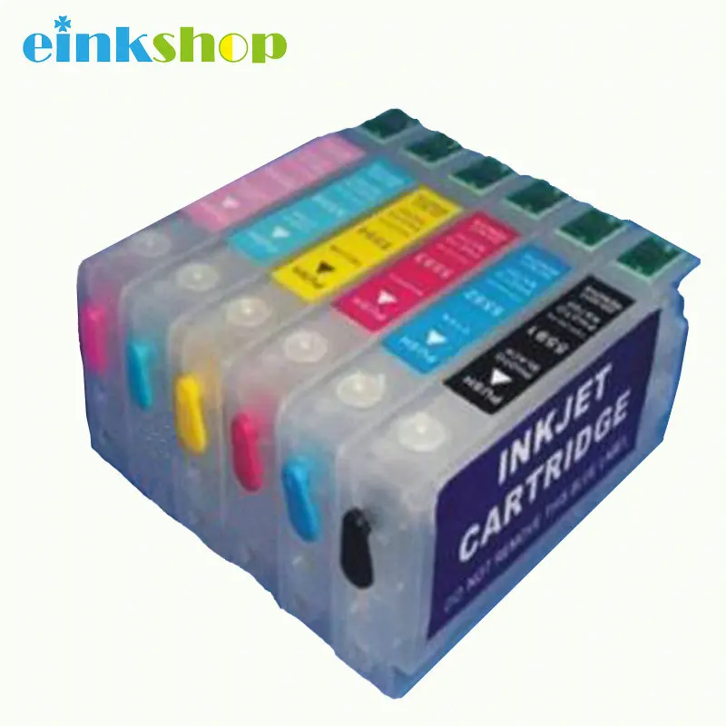 Пустой пополняемый картридж для принтера Epson T5591 T5596 с дуговым чипом|ink cartridge for