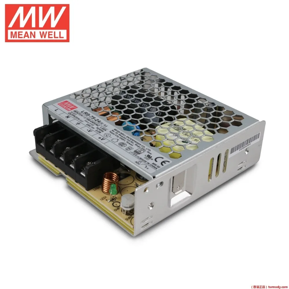

MEANWELL LRS-75 5V12V24V36V48V 60w75w ультратонкий импульсный источник питания трансформатор высокое качество источник питания