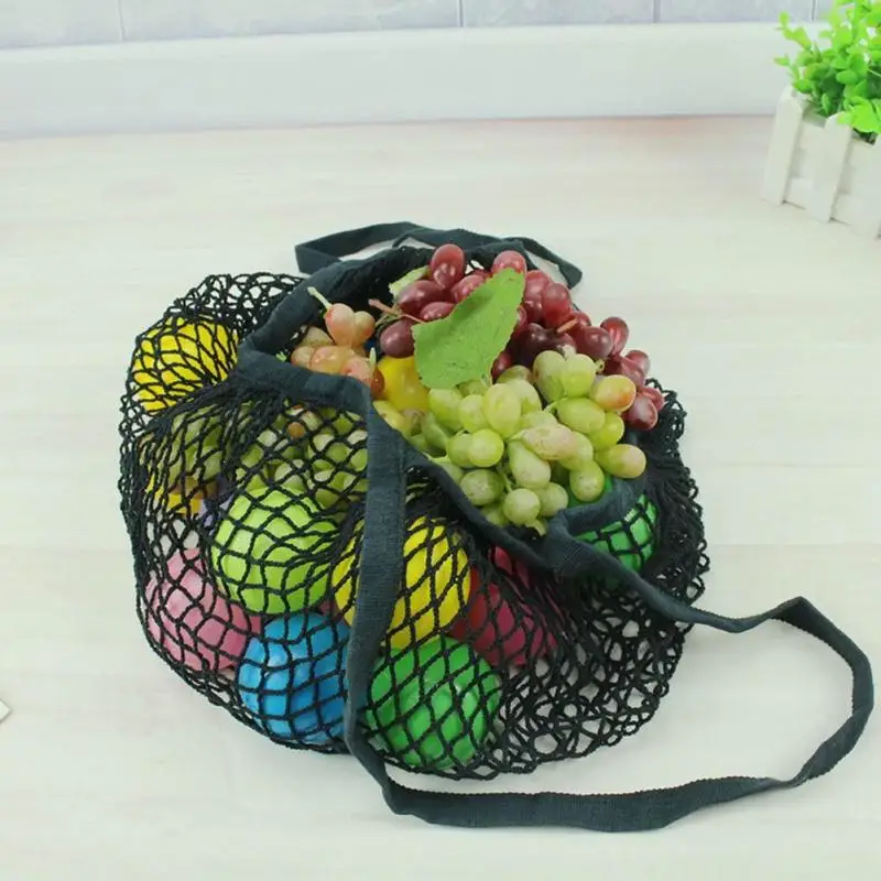 Складной сетка тканая сумки Сетка Пляжная Сумка Кухня фрукты сумка висит Бакалея