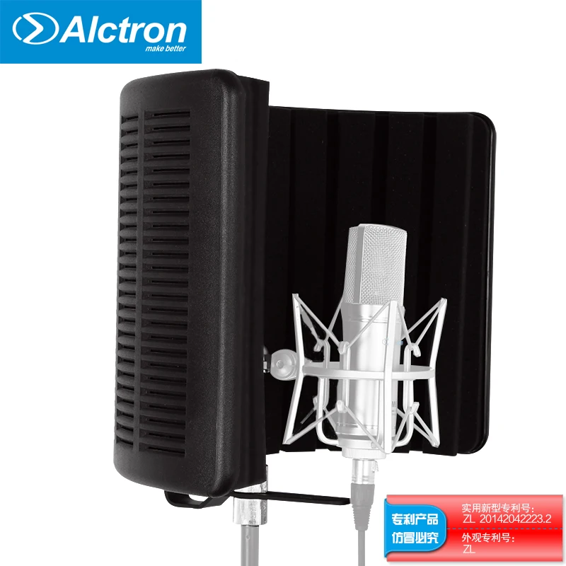 Alctron PF66 Запись микрофон ветер экран Звукопоглощающая крышка конденсаторный микрофон звукоизоляция экран система управления