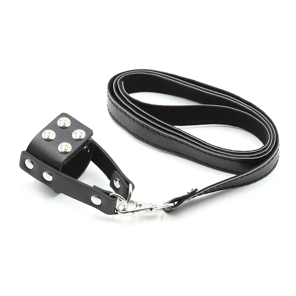 PVC Leather Iron Chain Penis Ring Cock Restraint For Men Erotic Fetish BDSM Couples Slave Adult Sexual Love Bondage HOTTIME | Красота и