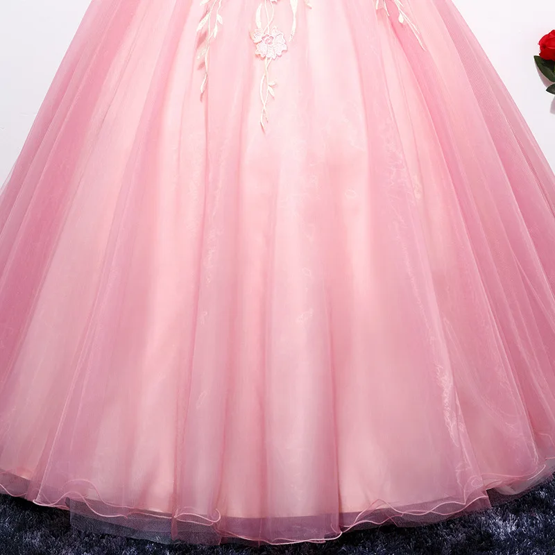 Женское фатиновое платье Quinceanera с аппликацией 16 платьев на 15 лет 2019 | Свадьбы и