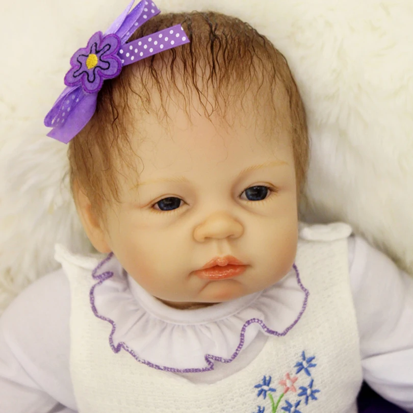 50 см силиконовые куклы reborn baby Sleeping дешевые виниловые для новорожденных принцесс