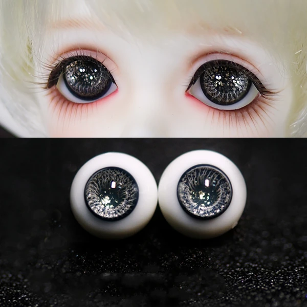 Новинка 1 пара DIY 12 мм BJD бледно-голубые глаза для SD куклы 1/4 кукольные аксессуары