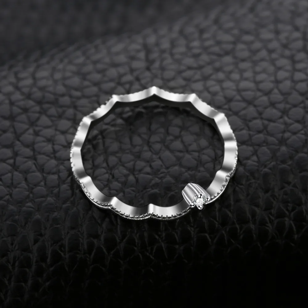 Jewelrypalace прекрасный 0.2ct Обручение пасьянс кольцо стерлингового серебра 925 пробы