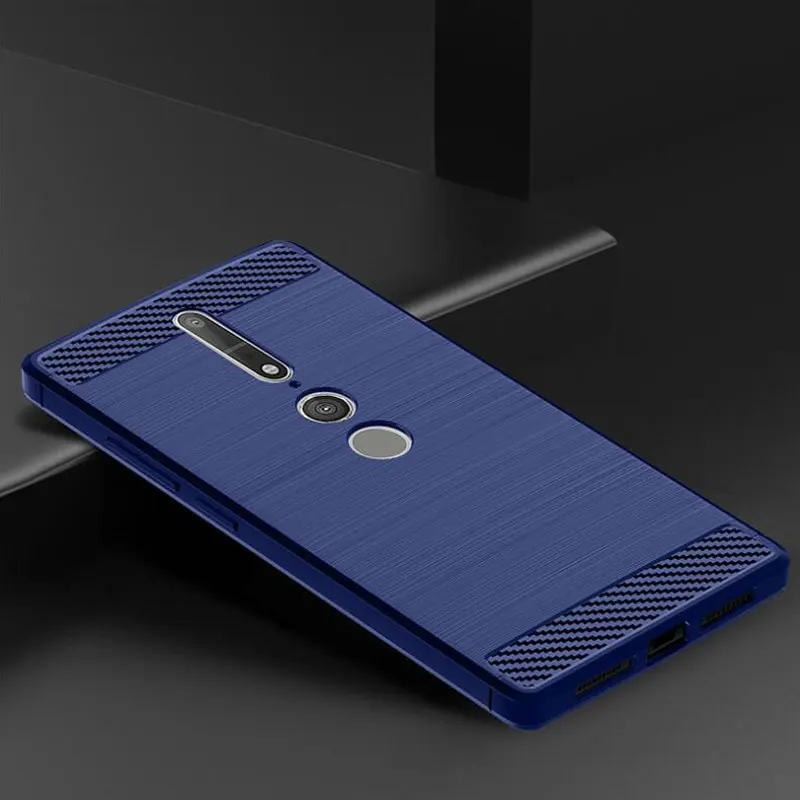 Чехол lenovo Phab 2 Plus, мягкий бампер, Pb2-690m, 670 м, матовый, углеродное волокно, силиконовый чехол для телефона, для lenovo Phab 2 Pro, задняя крышка