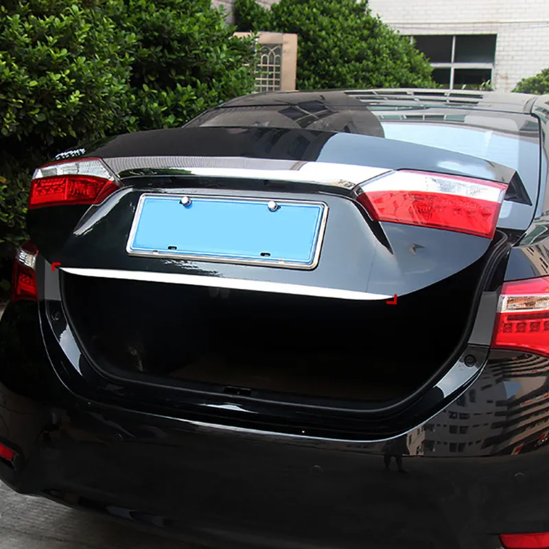 Подходит для Toyota Corolla 2014 2015 2016 2017 Задняя Крышка багажника нижняя крышка отделка
