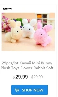 2 шт./лот Kawaii Bunny 11 см мягкие плюшевые коричневые кролики детские игрушки Маленькая подвеска подарки на день рождения свадебные декорации вечеринок J00701