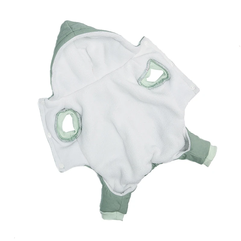 Зимний комбинезон для Собаки Одежда маленькой собаки флисовая подкладка теплое