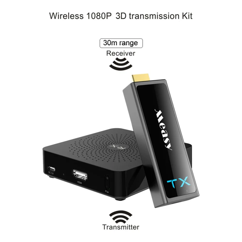 HDTV проектор W2H Mini II беспроводной HDMI передатчик и приемник 1080 P 30 M аудио #264082|transmitter