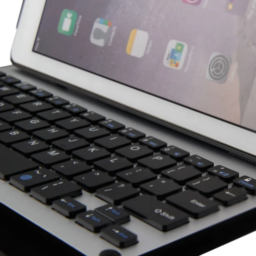 Для iPad Air 2 Беспроводной Bluetooth клавиатура чехол для Планшеты Флип кожаный