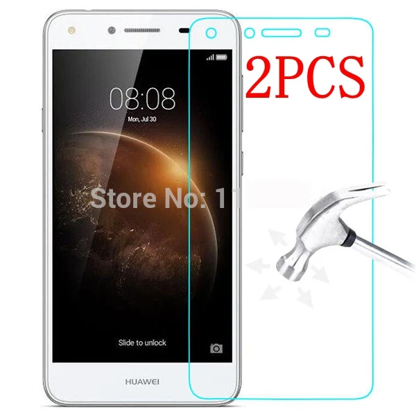2 шт. Оригинальное закаленное стекло для Huawei Y6 II компактная Защитная пленка