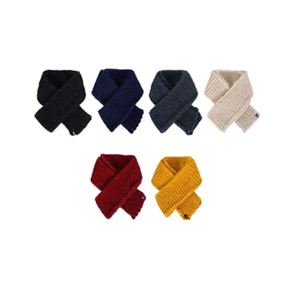 2017 Корейский шерсти вязать шарф мужчин и женщин осенью зимой сплошной цвет диких