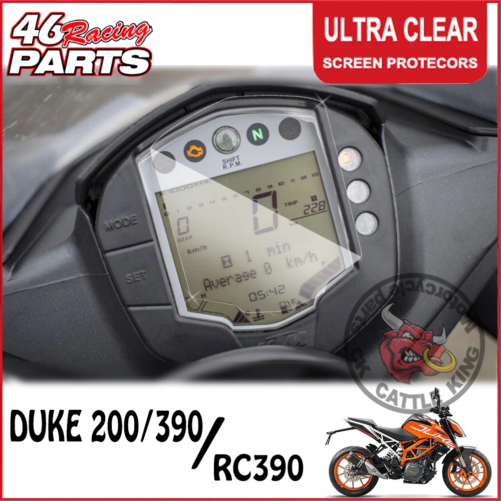 

CK CATTLE KING Cluster Scratch Cluster Screen Protection Film Protector For KTM DUKE 200/390 RC390 RC 390 DUKE390 DUKE200