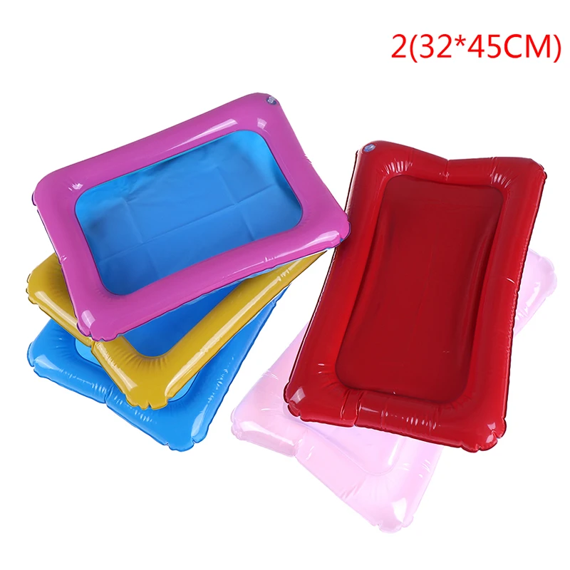 

Indoor Magic Play Sand Children Toys Mars Space Inflatable Sand Tray Accessories Plastic Mobile Table Random Color