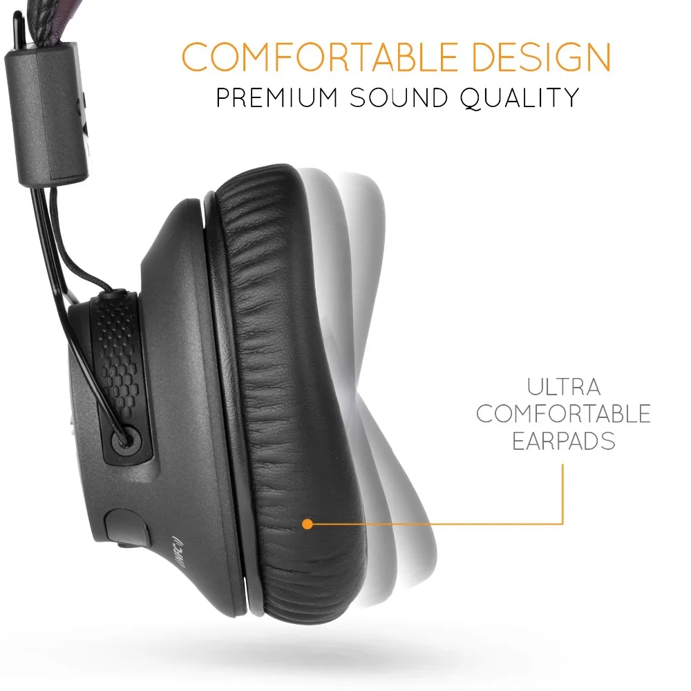 Avantree прослушивание Pro 40 H Bluetooth Накладные наушники гарнитура с микрофоном для Офис