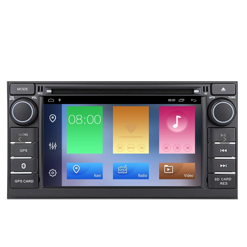 Автомобильный мультимедийный плеер 2 ГБ + 16 Din Android 8 1 размер 200 мм X 100 для Nissan Versa