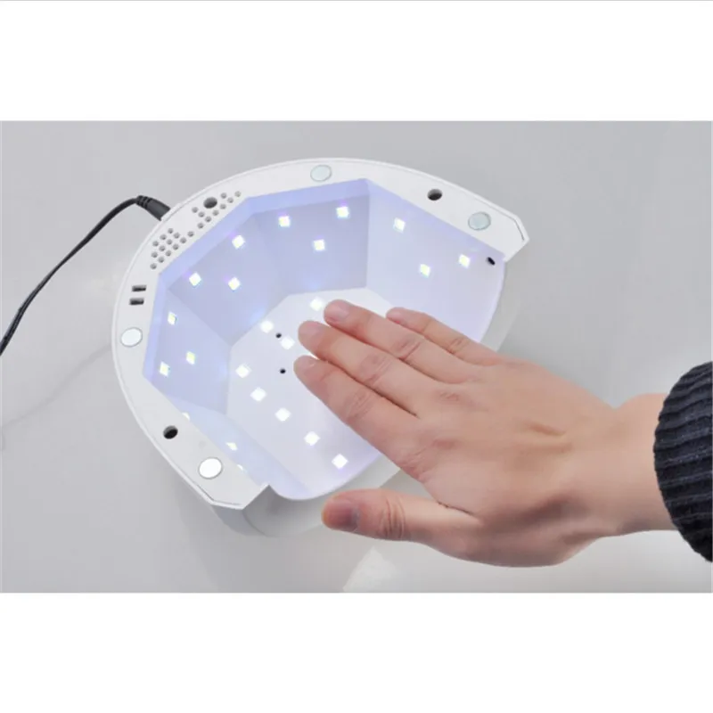 Hot Sale White Light 48W UV LED Lamp Nail Polish Dryer Machine Quick Drying Curing Gel Art Tool For Beauty With Auto Sensor | Красота и