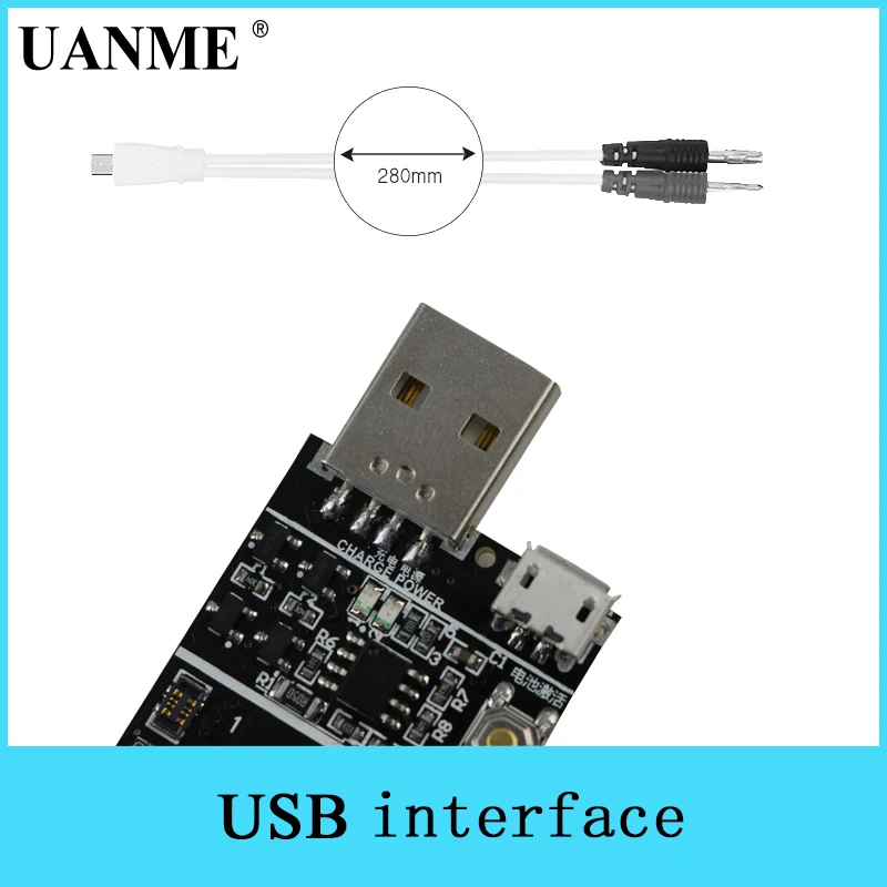 UANME Телефон Батарея активация плата пластина зарядка USB кабель джиг для iPhone 4-8X VIVO huawei samsung xiaomi Тест цепи